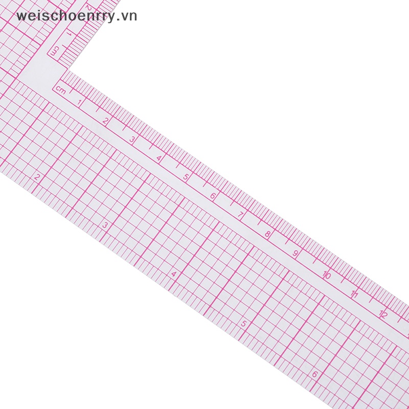 Thước Nhựa Cong Hình Chữ L Chuyên Dụng Cho Thợ May