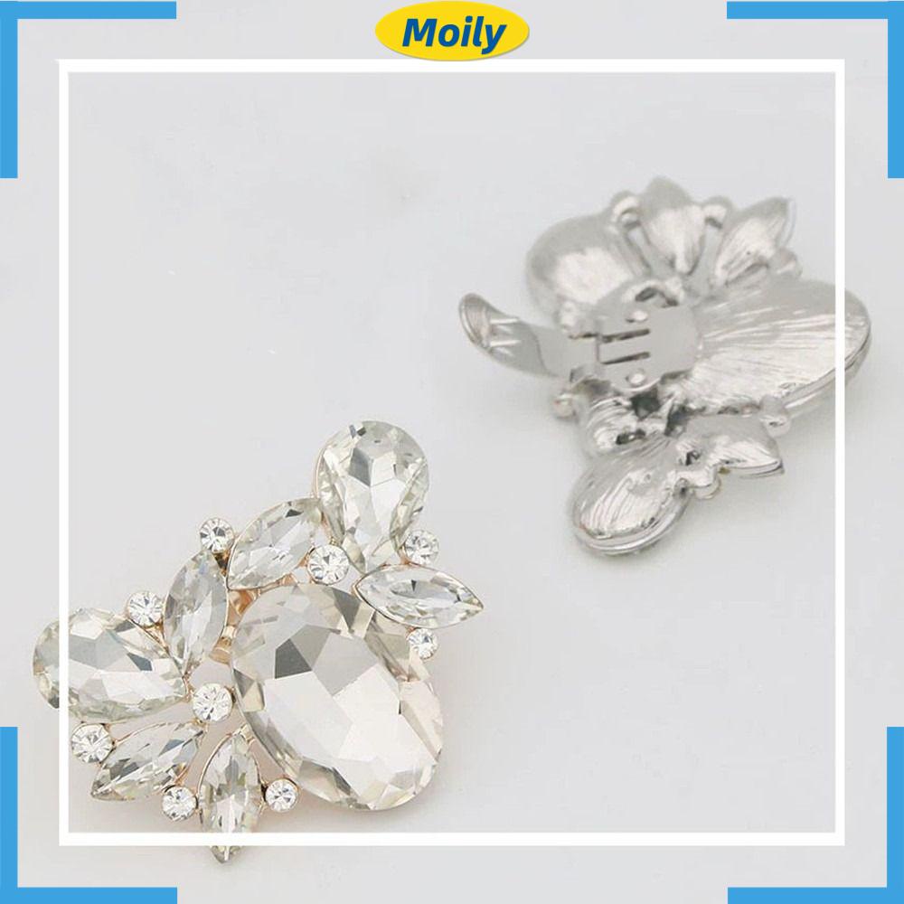MOILYVN 1 Phụ Kiện Trang Trí Giày / Túi Xách Đính Đá Sang Trọng