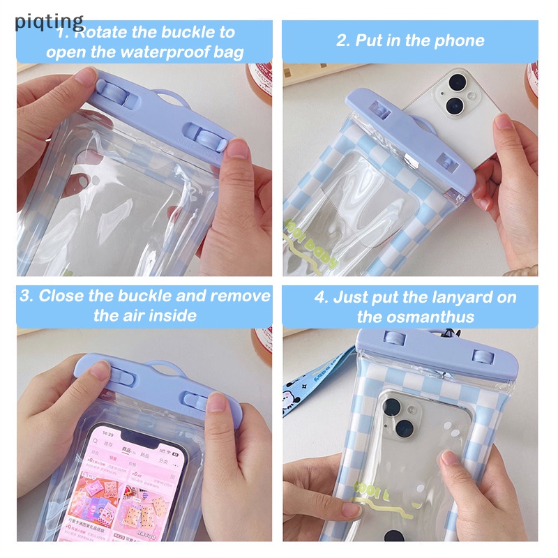 Túi Đựng Điện Thoại Chống Thấm Nước Chống Rơi Họa Tiết Hoạt Hình Dễ Thương