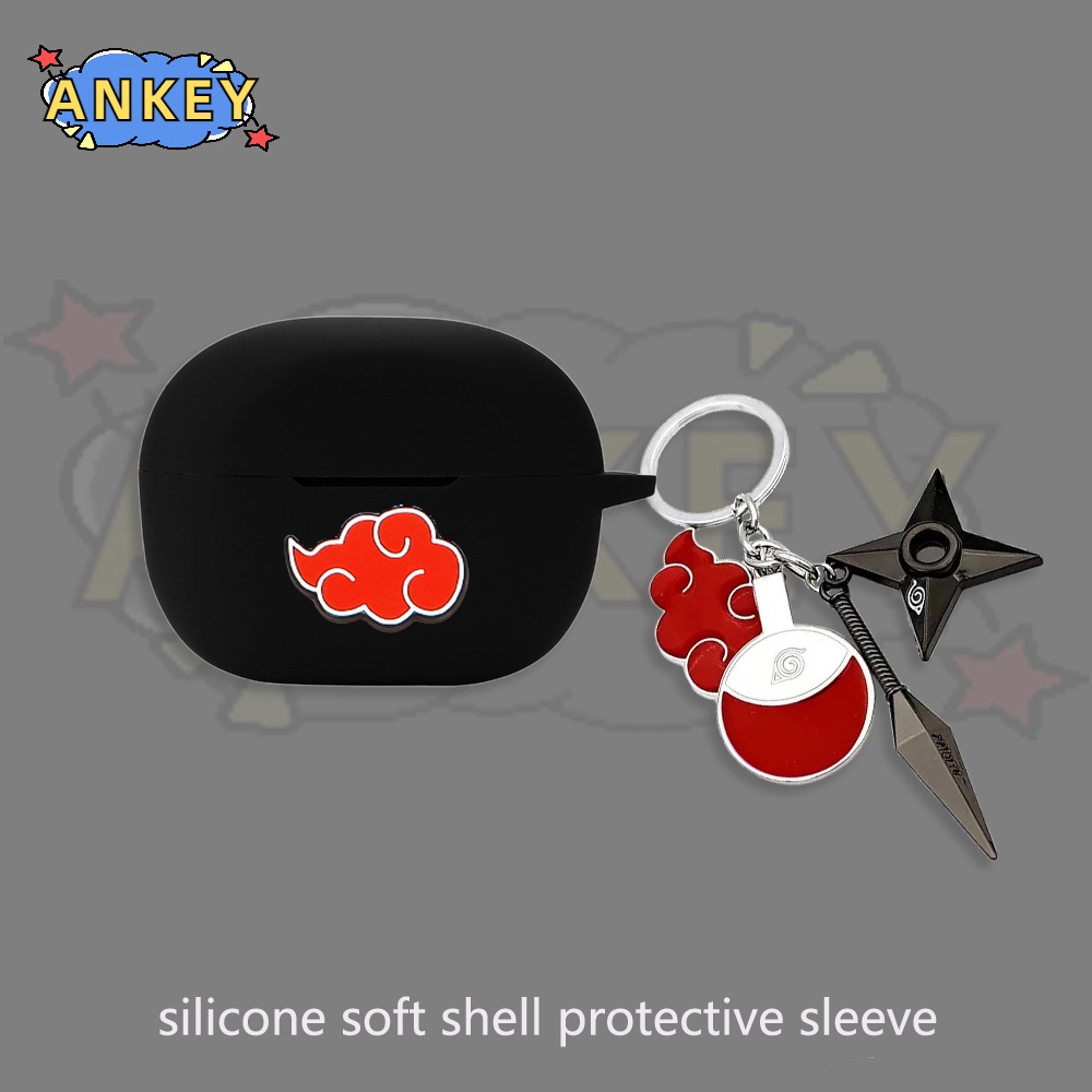 For JBL LIVE Free 2 / LIVE PRO+ / Wave 300 Flex / C260 Earphone Silicone Case Lovely Boy Earbuds Protective Headphone Cover Headset Skin With Pendant