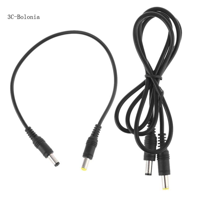 Bộ Chuyển Đổi Nguồn Điện 5 5X2 1mm Male Sang 5 5X2 5mm Male Cho CCTV Camera Laptop