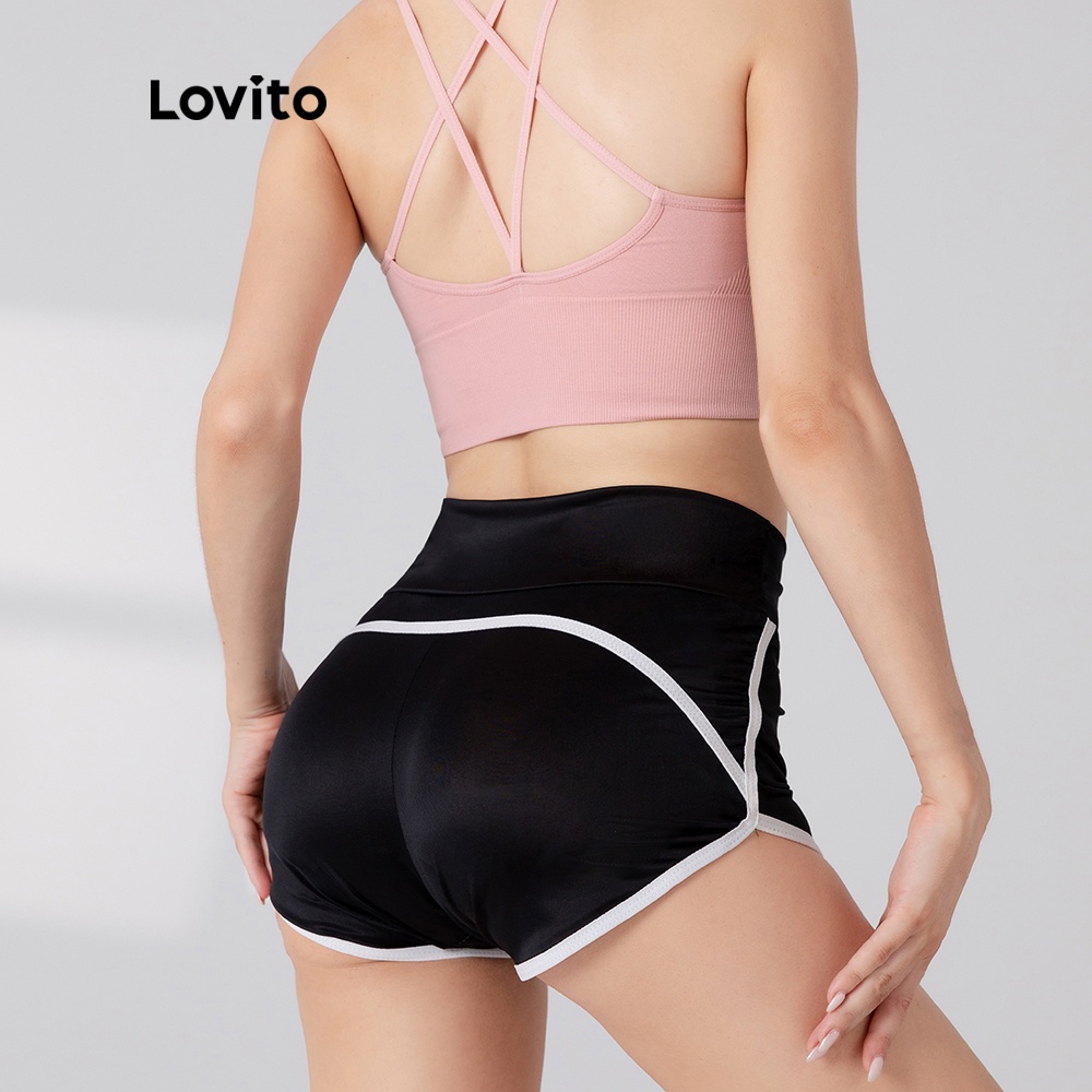 Quần short Lovito phong cách thể thao L05204