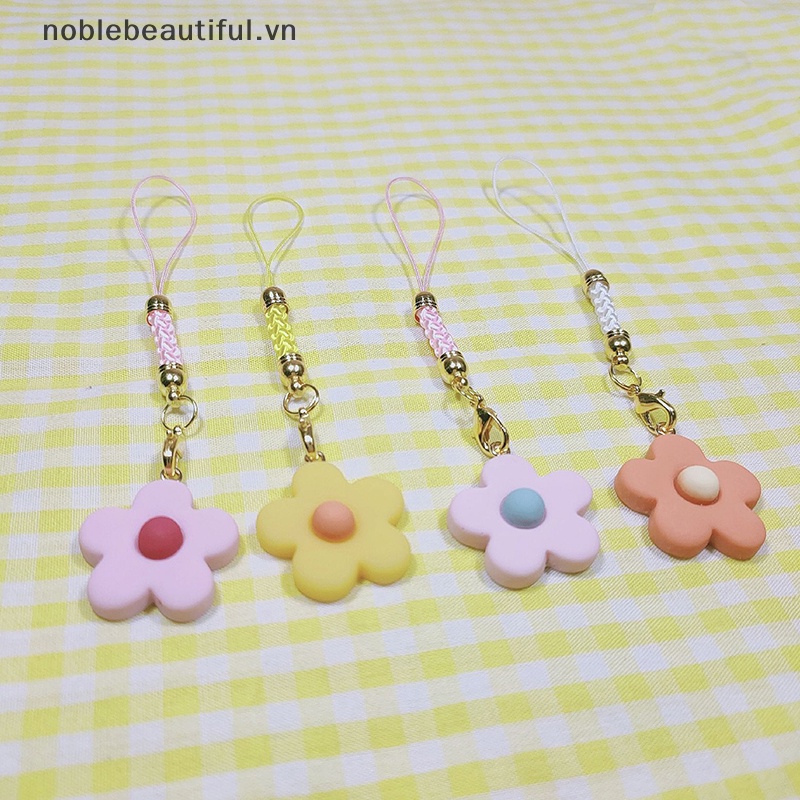 1 Móc Khóa Hình Bông Hoa Ngọt Ngào Dễ Thương