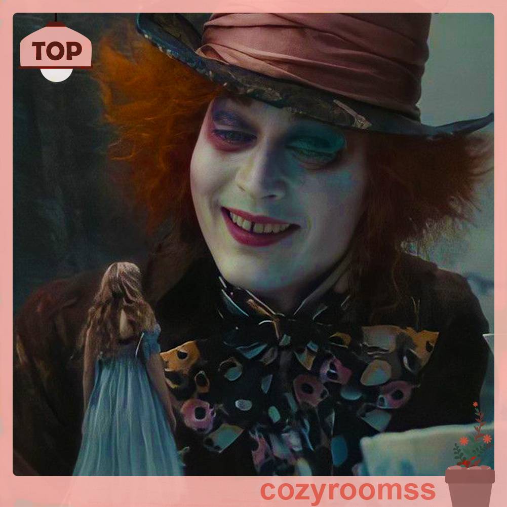 Bộ Tranh Đính Đá 5D Họa Tiết Alice in Wonderland Độc Đáo DIY Dùng Trang Trí Nhà Cửa