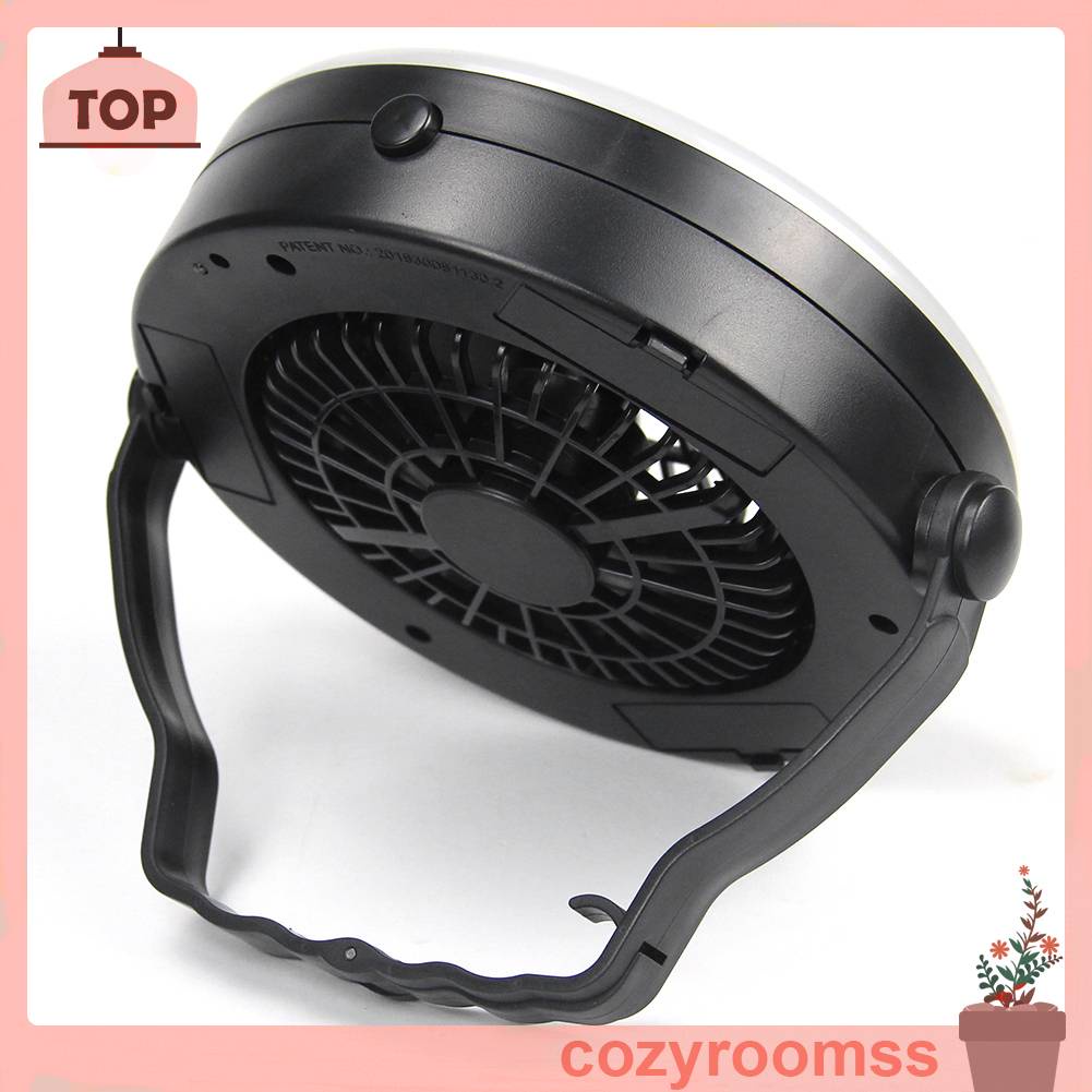 Quạt Treo Tích Hợp Đèn LED 3 Trong 1 Tiện Dụng Khi Đi Cắm Trại