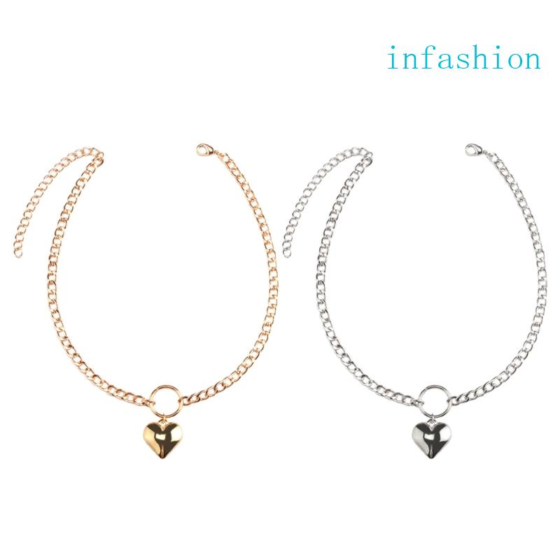 Vòng cổ Mặt Trái Tim Thời Trang Hiện Đại Có Thể Điều Chỉnh Cho Nữ