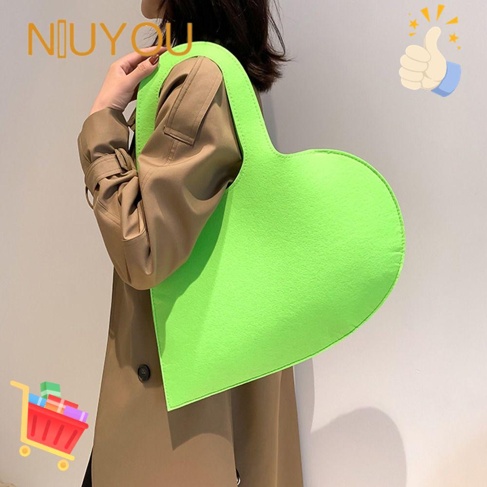 NIUYOU Phụ Kiện Túi Xách Đeo Vai Hình Trái Tim Mẫu Mới