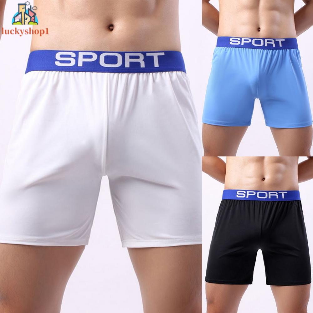 Quần Lót Nam Boxer In Chữ Gợi Cảm