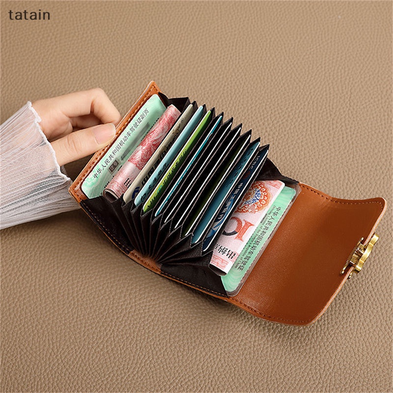 Ví Đựng Thẻ Dáng Ngắn In Hoa Nhiều Ngăn Thời Trang Cho Nữ