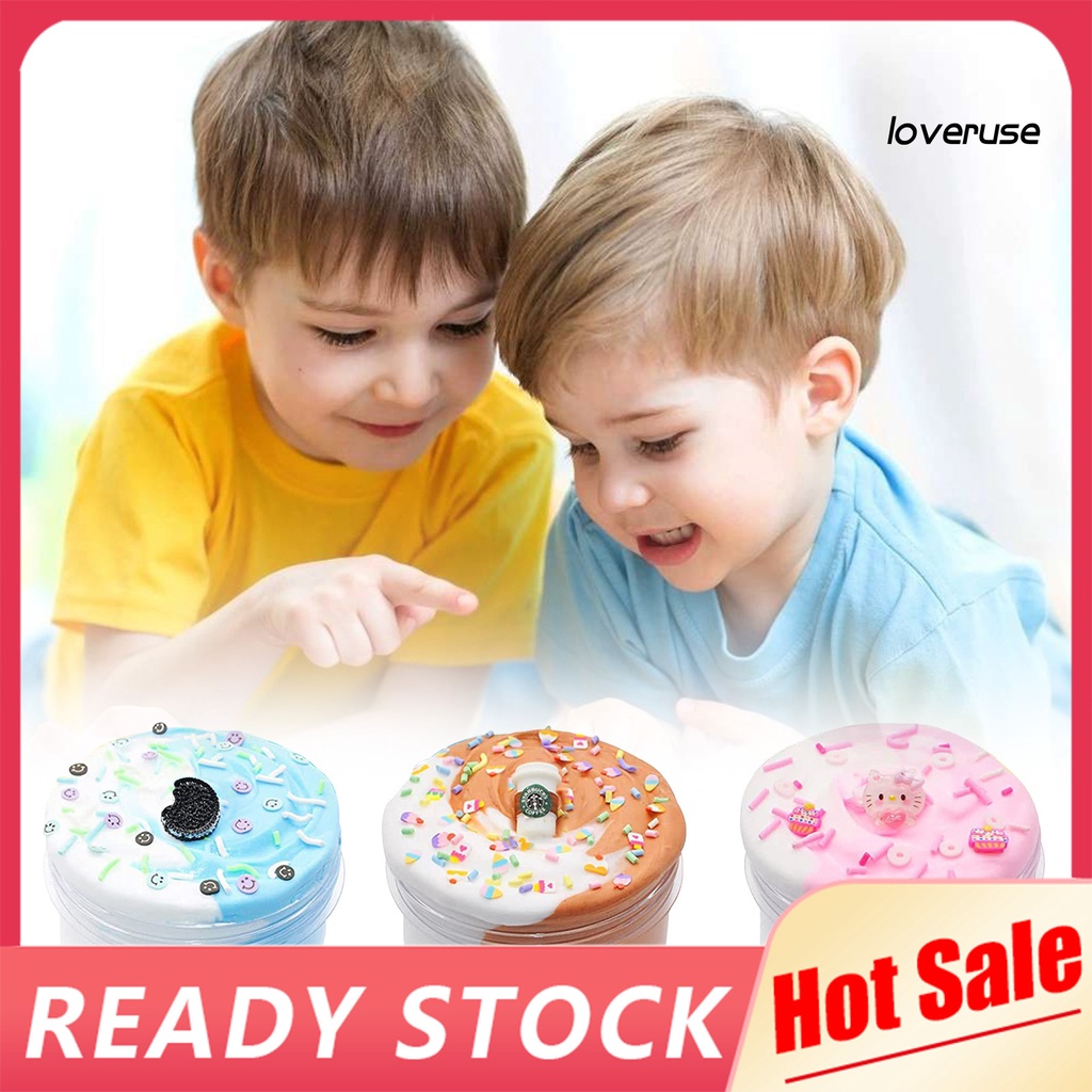 Đồ Chơi Đất Sét Mềm Dẻo Hai Màu Không Dính Giúp Giảm Căng Thẳng Cho Bé