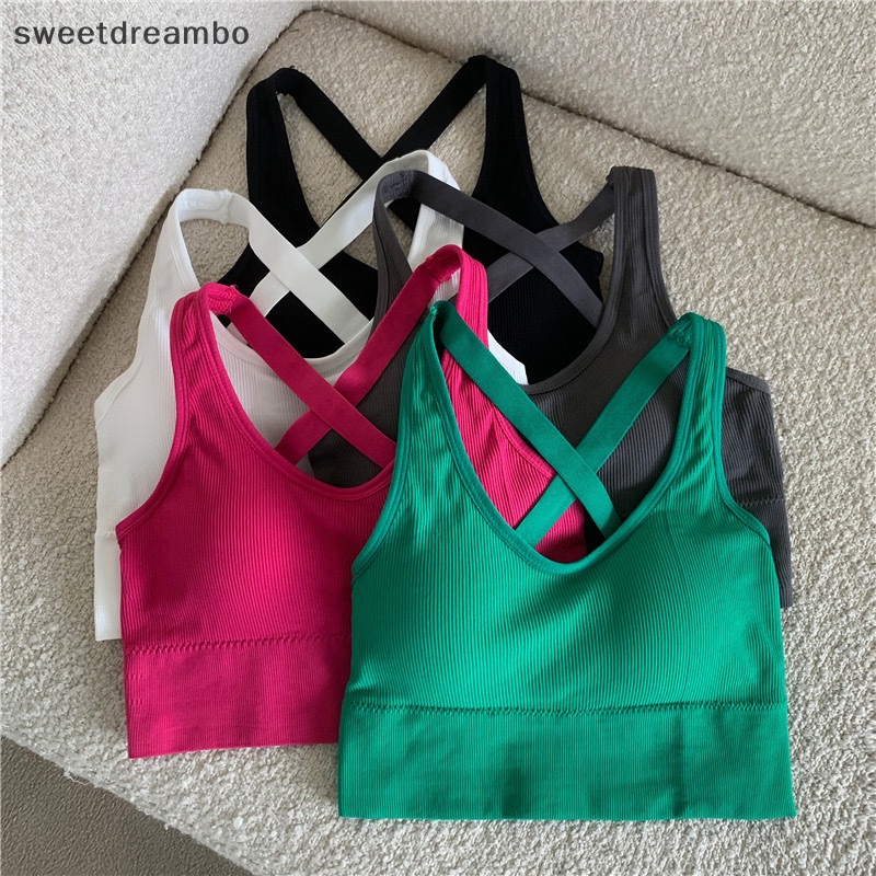 Áo hai dây hở lưng chéo gợi cảm mùa hè Áo ba lỗ mỏng không tay màu trơn cho nữ drn