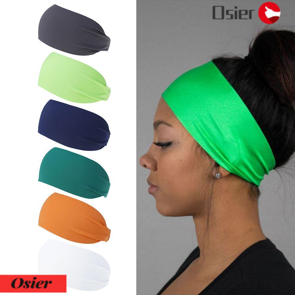 OSIER1 Băng Đô Thể Thao Thấm Hút Mồ Hôi Màu Sắc Huỳnh Quang Cho Nam Và Nữ