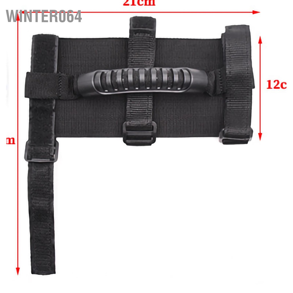 Winter064 Thanh cuộn Top Grab Handle Thiết kế công thái học Tay cầm thoải mái Khả năng chịu lực thay thế cho Wrangler