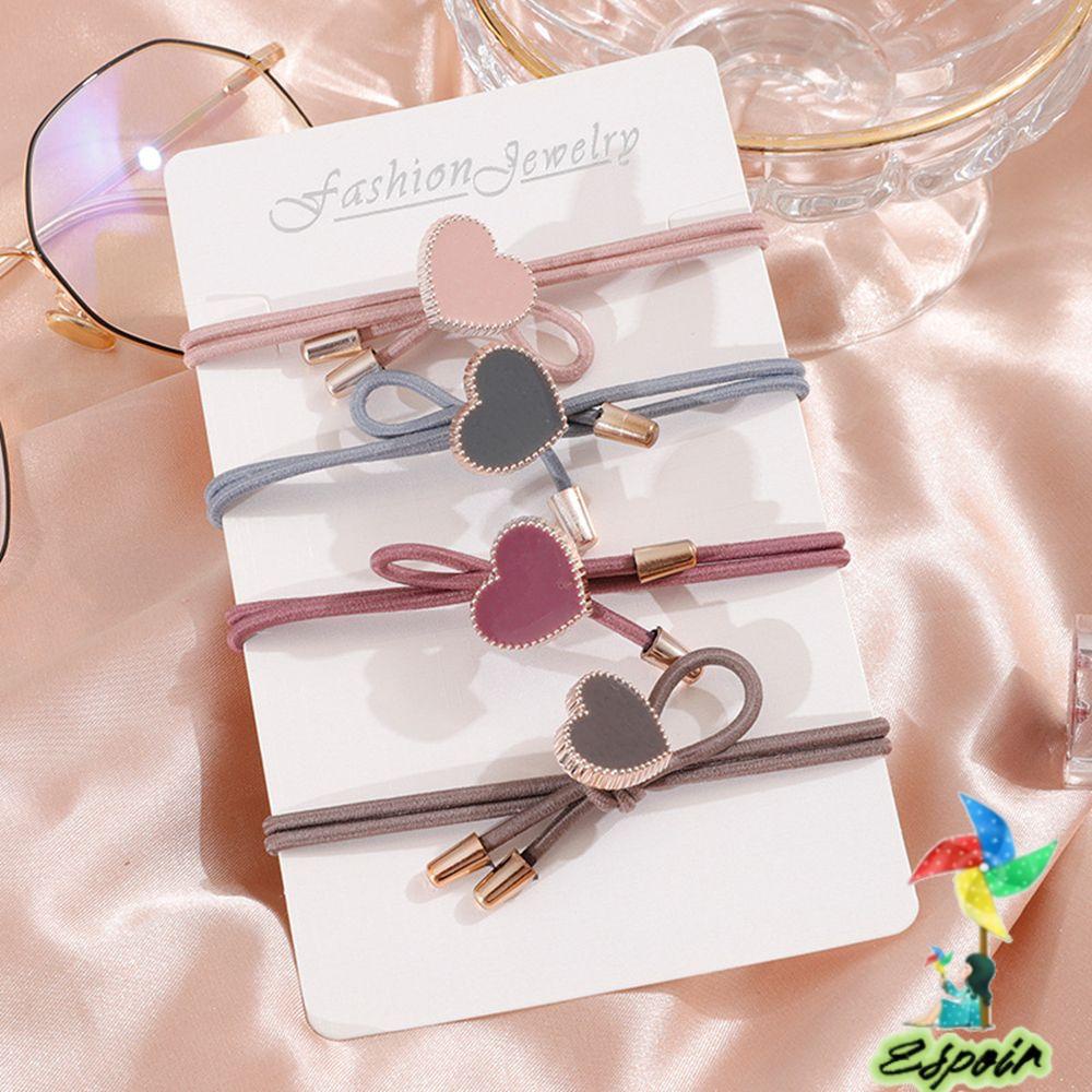 ESPO Dây Cột Tóc Cao Su Co Giãn Phong Cách Hàn Quốc Ngọt Ngào