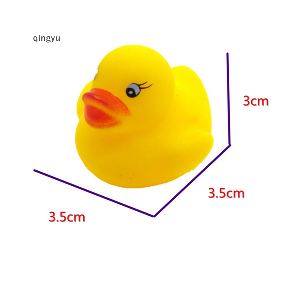 Bộ 12 Vịt Cao Su Đồ Chơi Nhiều Màu Dễ Thương Cho Bé Khi Tắm