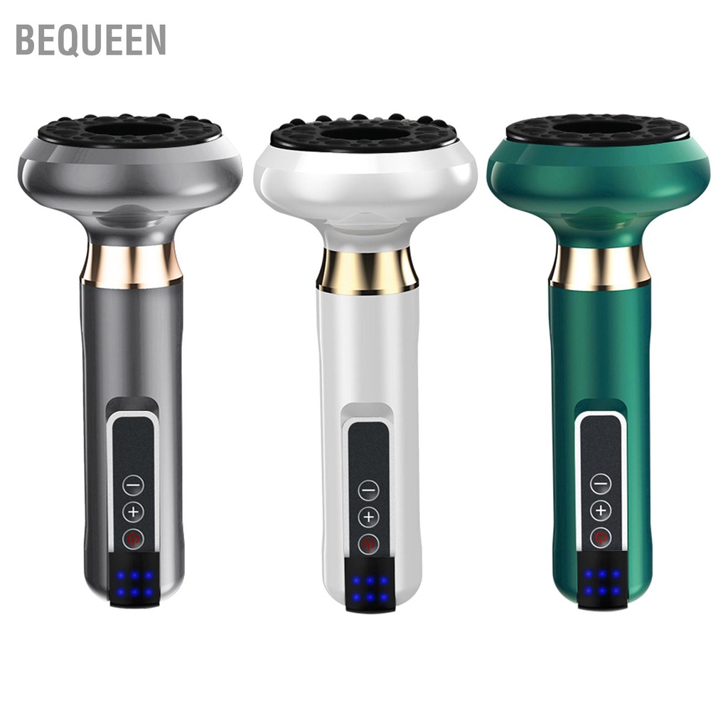Bequeen Có hàng sẵn Máy Giác Hơi Điện Mát Xa Gua Sha 6 Cấp Độ Hút Xung Tần Số Có Màn Hình LED