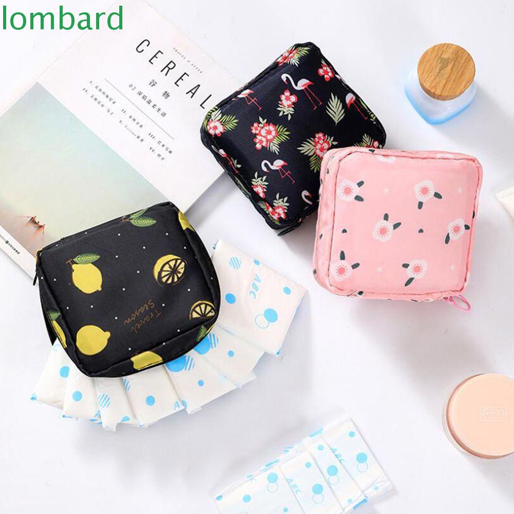 LOMBARD Ví Đựng Tiền Xu / Thẻ / Tai Nghe Hình Kỳ Lân / Gấu Phối Khóa Kéo Kiểu Hàn Quốc