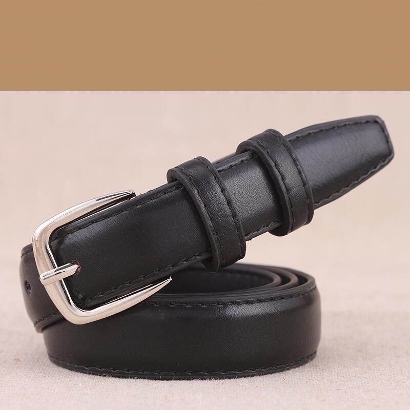 Thắt Lưng Đính Nút Kim Loại Đơn Giản Phong Cách Vintage Cho Nữ