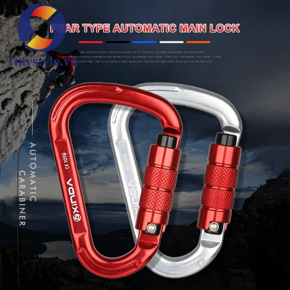 Móc Khóa Carabiner An Toàn Tự Động 25KN