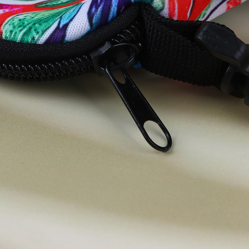 1 Hộp Đựng Mắt Kính Cầm Tay Bằng Cao Su Tổng Hợp Mềm Siêu Nhẹ Có Khóa Kéo