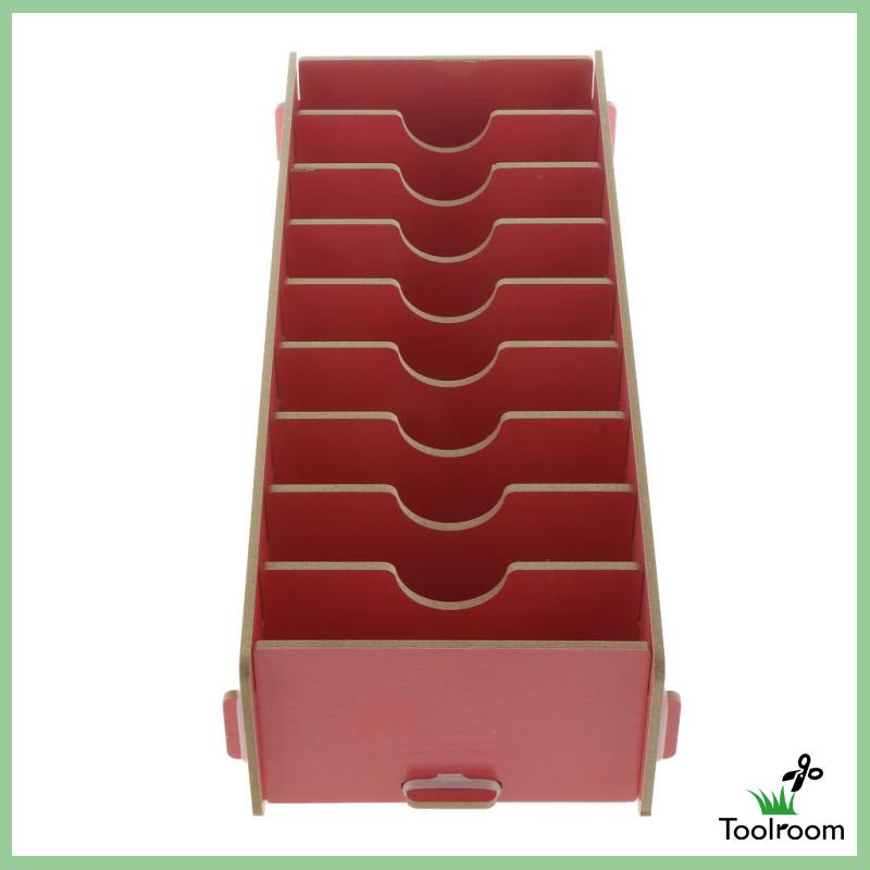 Khay Đựng Thẻ Tên Để Bàn 9 Ngăn Màu Đen