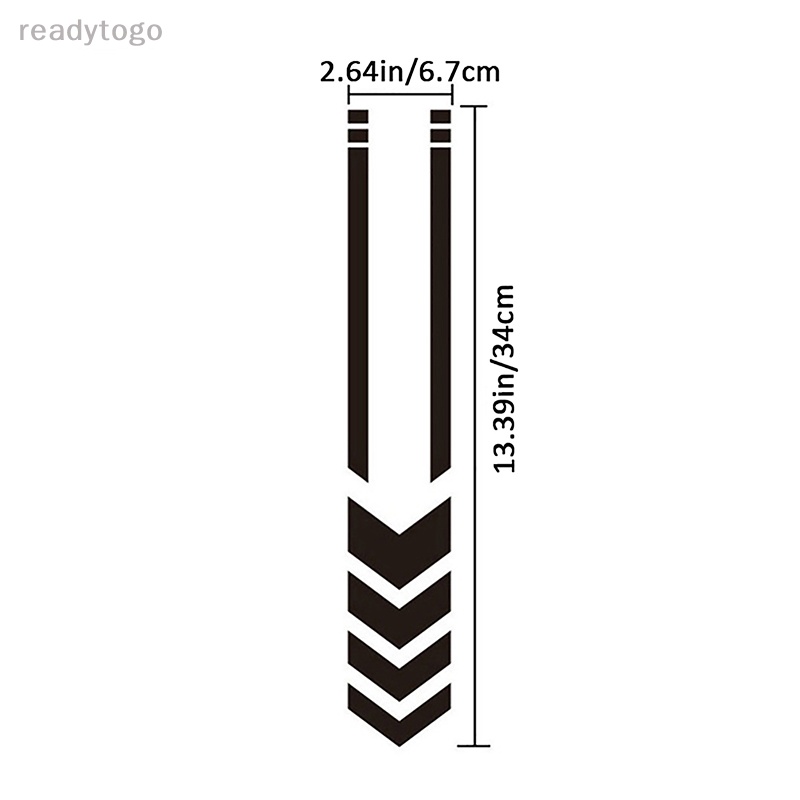 Miếng Dán Phản Quang Cảnh Báo An Toàn Hình Mũi Tên Cho Xe Hơi Xe Máy