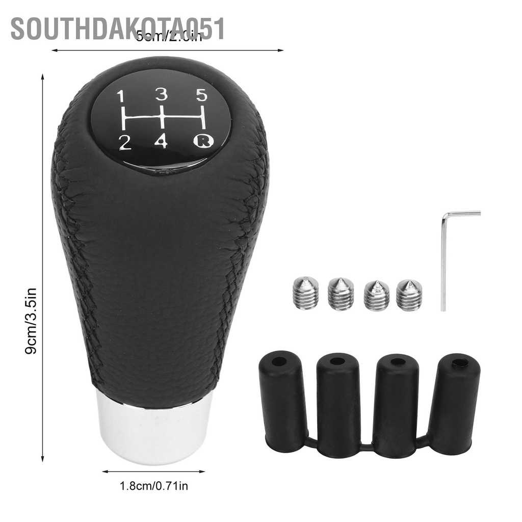 Southdakota051 Đầu Cần Số 5 Tốc Độ Da Chính Hãng Núm Đa Năng Cho Xe Ô Tô Bằng Tay