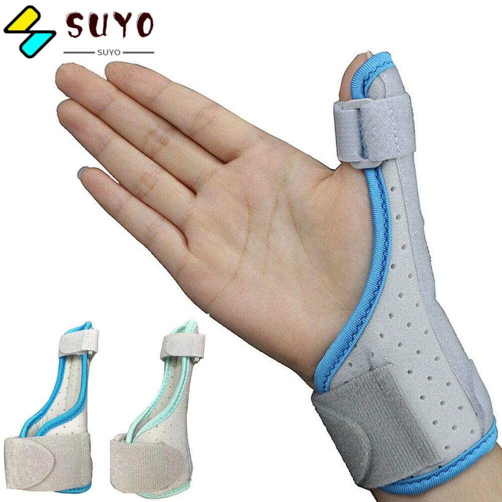 SUYO Đai Nẹp Cố Định Ngón Tay Thoáng Khí Điều Chỉnh Được Hỗ Trợ Khớp Ngón Tay Cái