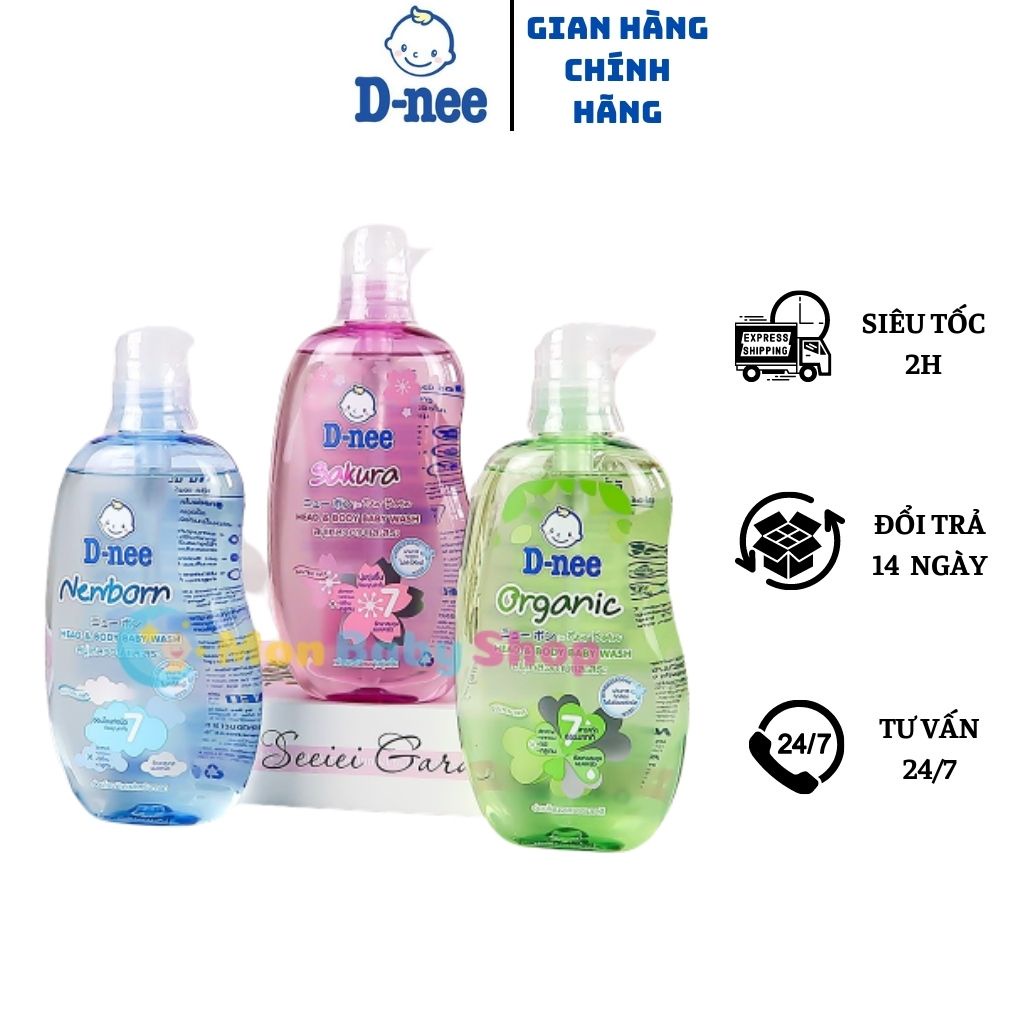 Sữa Tắm gội toàn thân Dnee Pure Cho Bé từ 0 đến 3 tuổi - 380ml ...