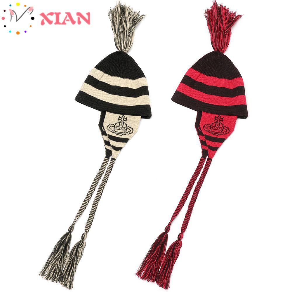 XIANTIN Mũ Len Họa Tiết Anime Phong Cách Vintage