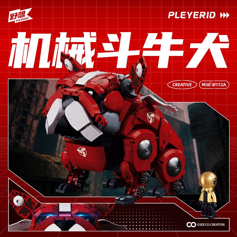 Đồ Chơi Chú Chó Bull Cơ Khí Dễ Thương Có Thể Xoay Được Làm Quà Tặng Cho Bé