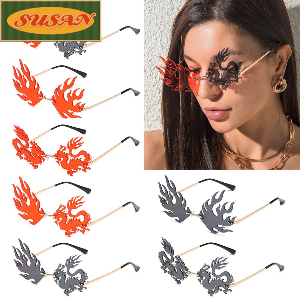 SUSANS Kính Mát Không Gọng Chống Tia UV400 Thời Trang