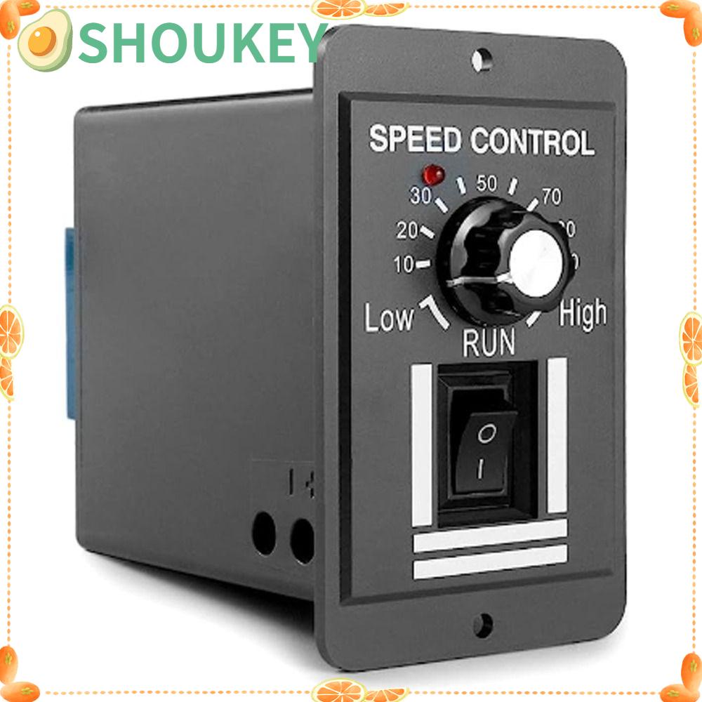 SHOUKEY Bộ Điều Khiển Tốc Độ Động Cơ DC Bằng Nhựa Bền Màu Đen Cho Thợ Điện