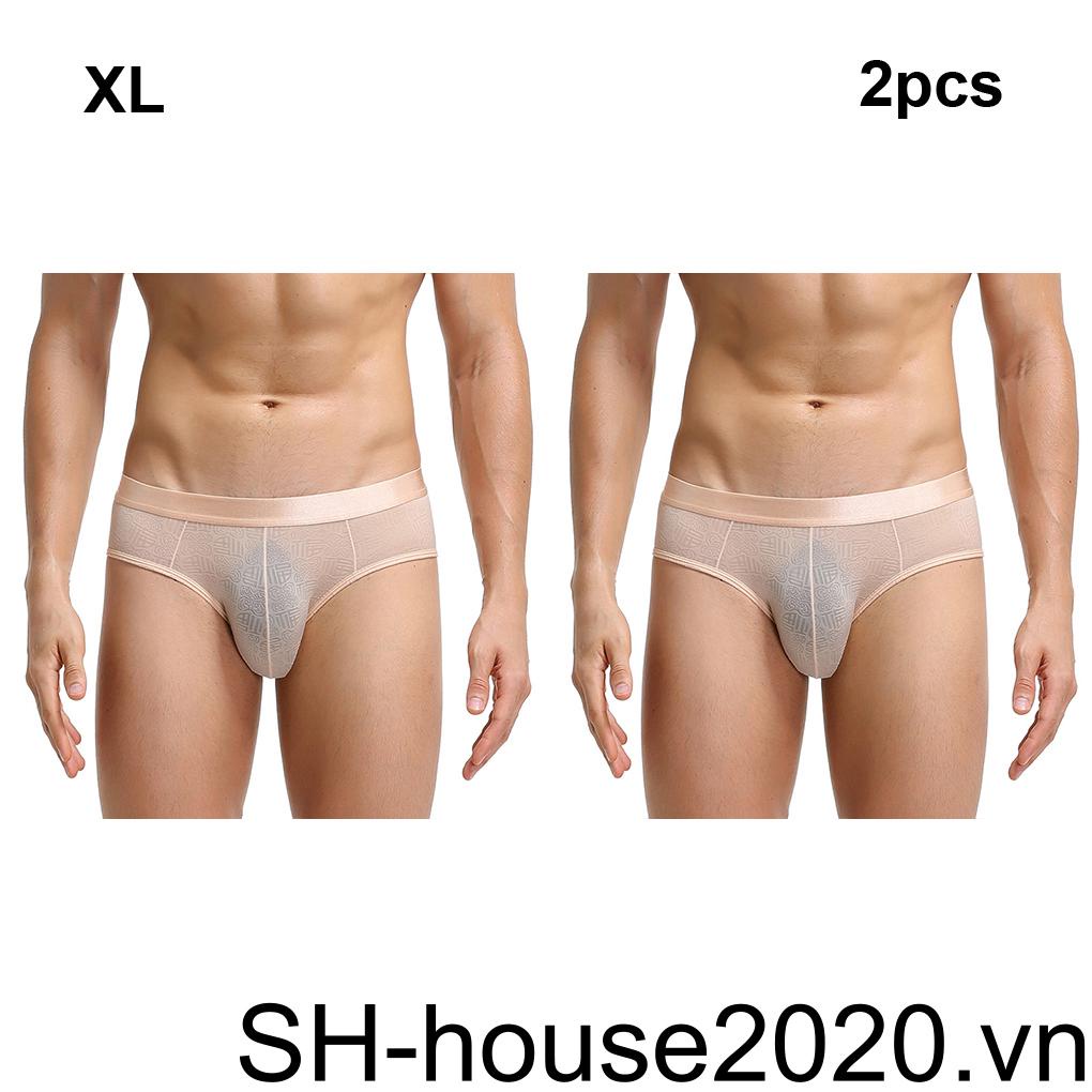 Set 2 Quần Lót Mềm Mại Siêu Co Giãn Thoải Mái Mặc Hàng Ngày Cho Nam