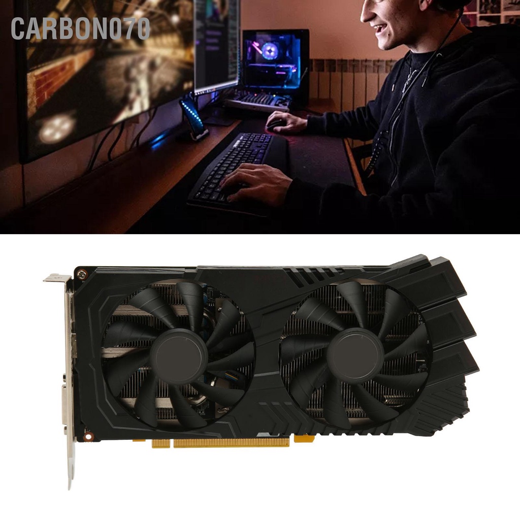 Carbon070 RTX2060S 8G Card Đồ Họa GDDR6 256Bit Quạt Kép Công Nghệ 8K HDR Máy Tính Chơi Game