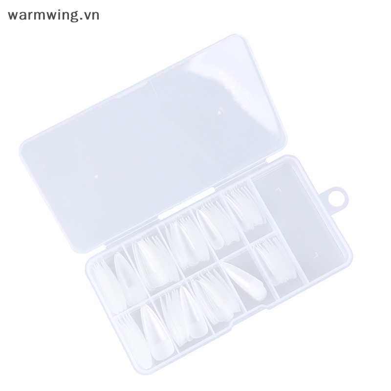 Set 100 Móng Tay Giả Mờ Và Không Để Lại Dấu Vết