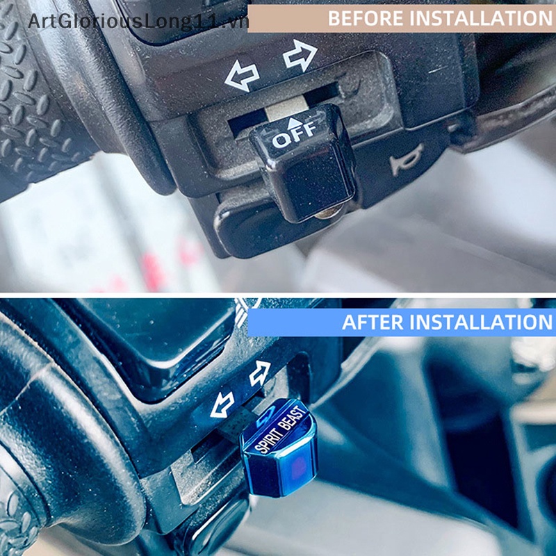Nút Công Tắc Chuyển Đổi Tín Hiệu Rẽ Cao Thấp Tháo Rời Được Dành Cho Xe Máy ArtGloriousLong