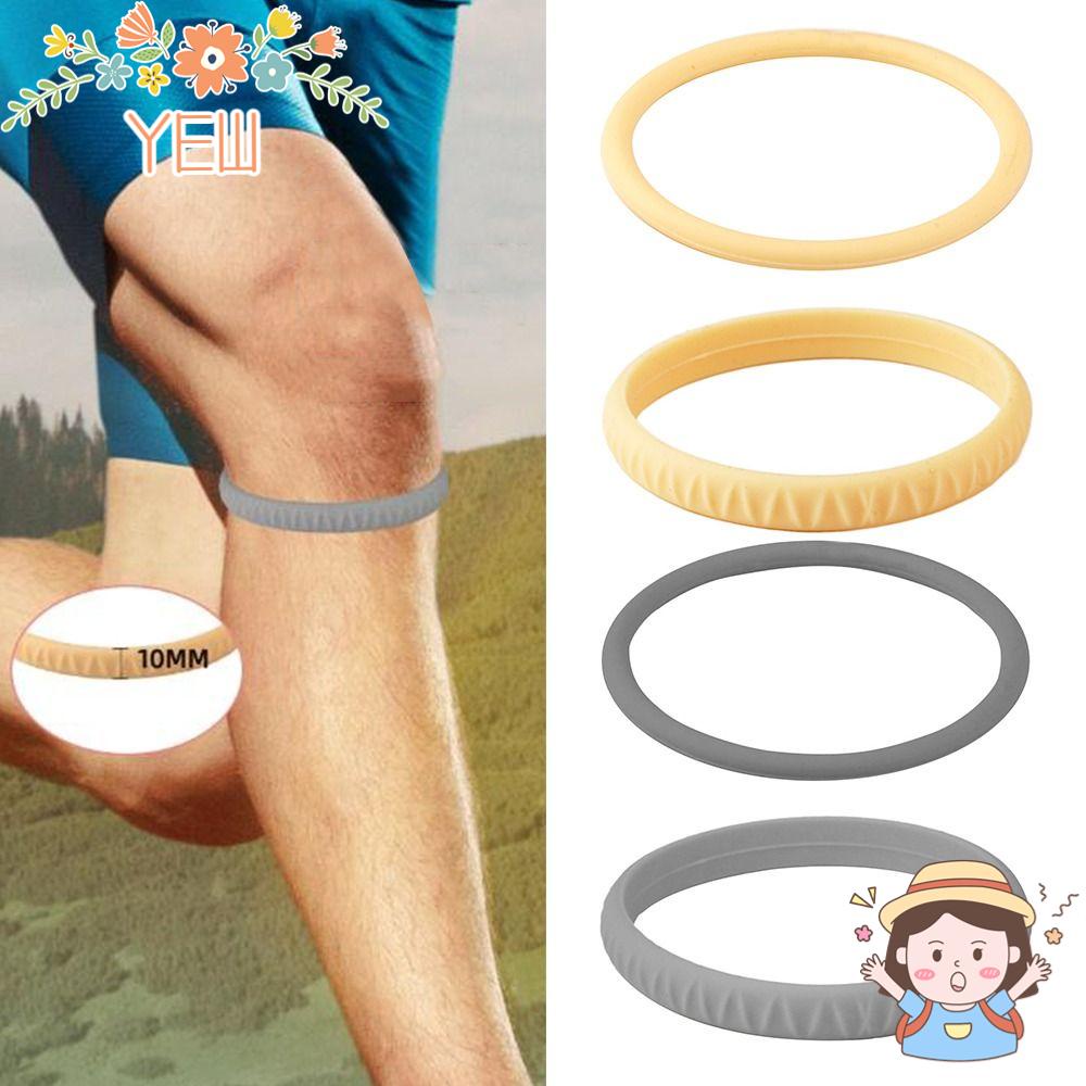 YEW Đai Quấn Đầu Gối Bằng Silicone Co Giãn Tốt Tiện Dụng Cho Nam Nữ Chơi Bóng Rổ