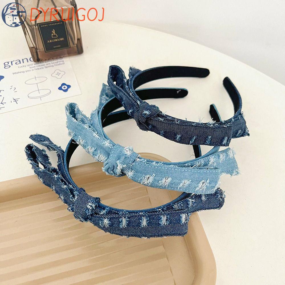 DYRUIDOJ Băng Đô Nơ Cài Tóc Không Trơn Ngọt Ngào Mới Hàn Quốc Cho Nữ