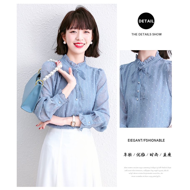 Áo Sơ Mi Chiffon Cao Cấp Thời Trang Mùa Thu Mới 2023 Cho Nữ