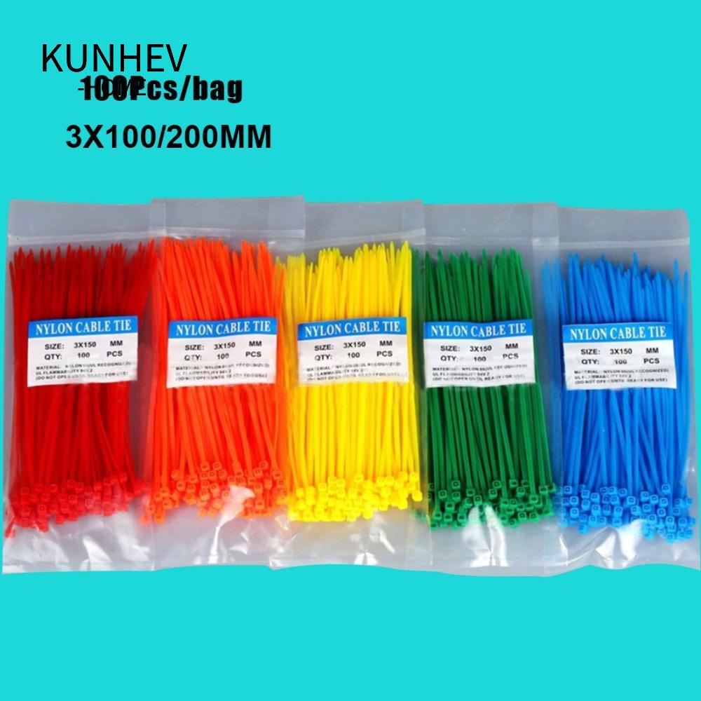 KUNHEV Set 100 Dây Quấn Dây Cáp Siêu Bền Chắc Tiện Dụng