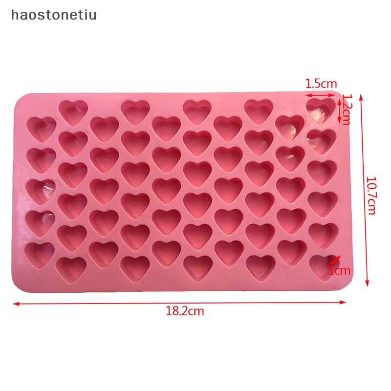 Khuôn Silicone Tạo Hình Làm Bánh Kẹo Hình Trái Tim Mini 3D DIY
