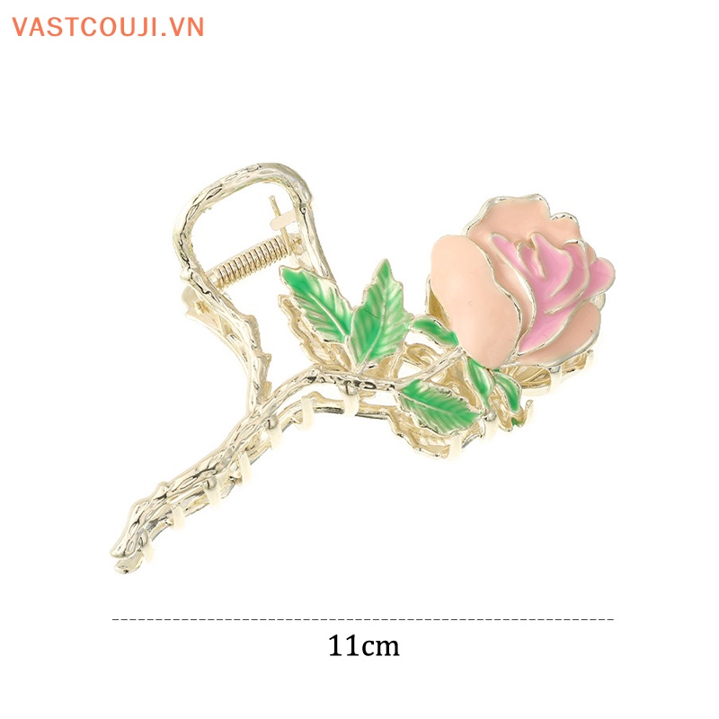 Kẹp Tóc Hoa Hồng VASTJI Phong Cách Trung Hoa Tinh Tế Thời Trang Cho Nữ VN