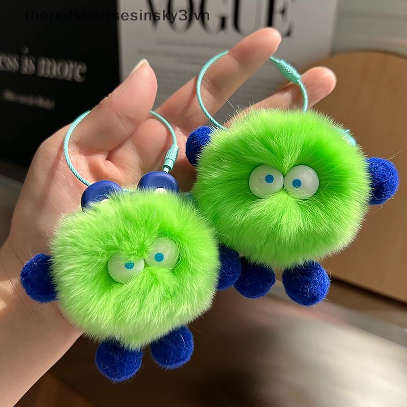 # # Móc Khóa Banh Lông Thỏ Thật Thời Trang Sáng Tạo Dễ Thương Dành Cho Nữ