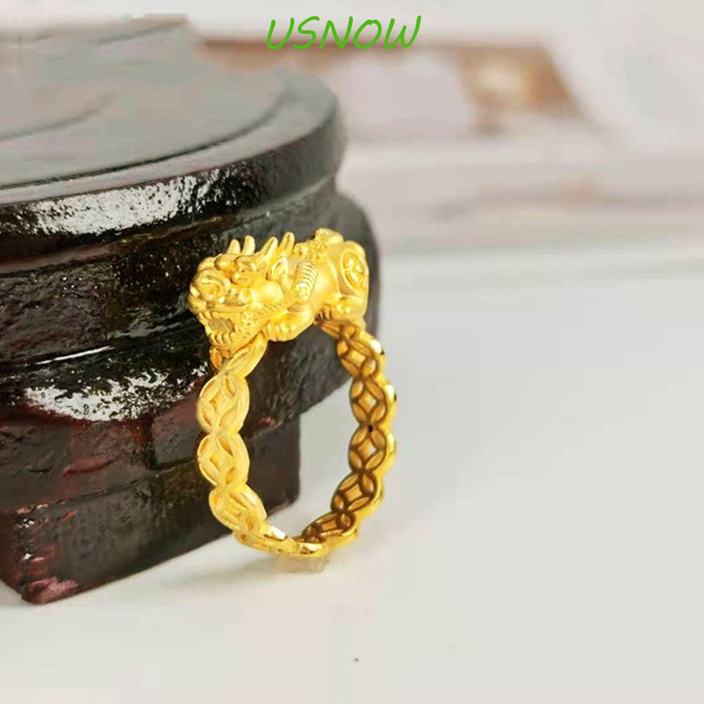 USNOW Nhẫn Hở Hình Động Vật Cá Tính Có Thể Điều Chỉnh Phong Cách Việt Nam