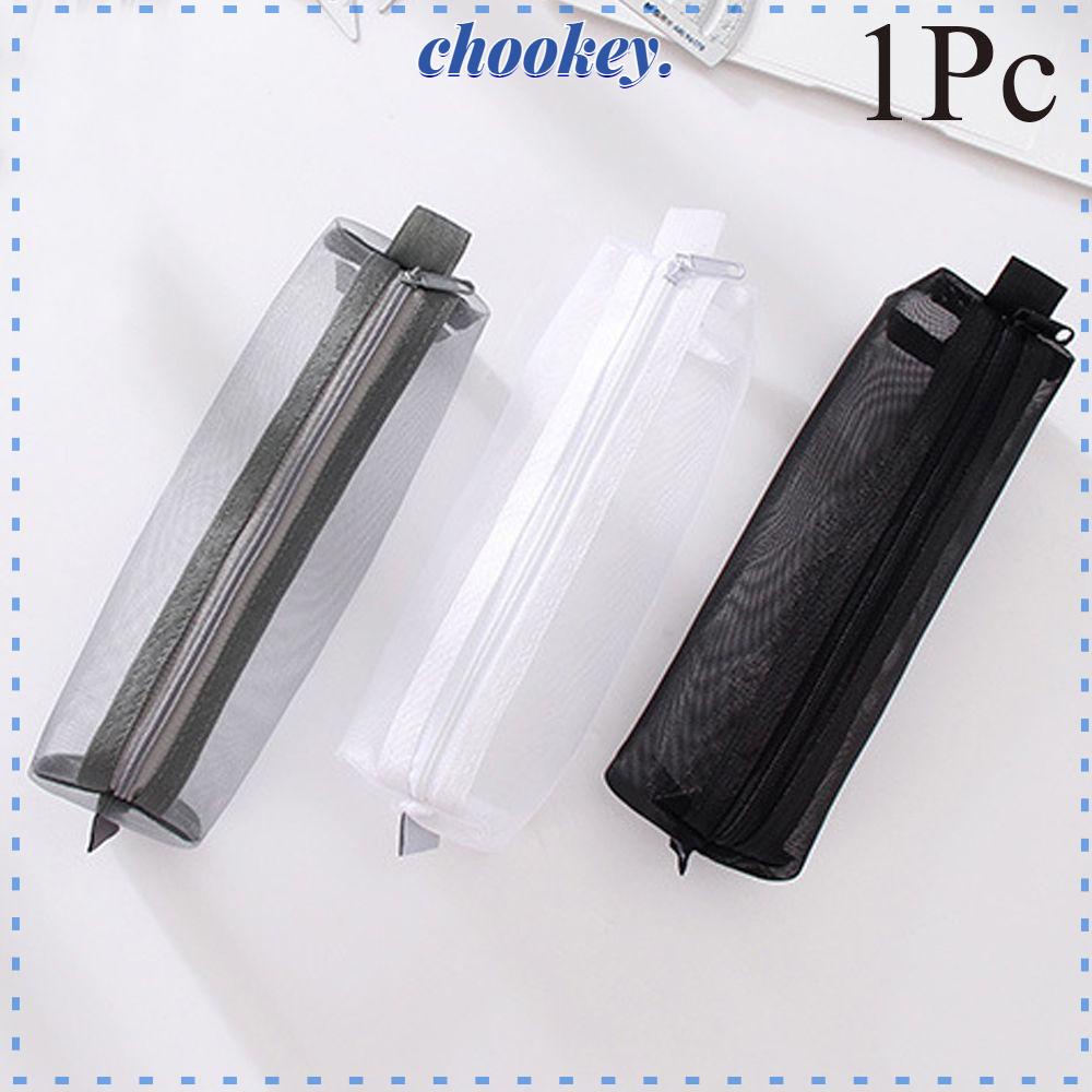 CHOOKEY Túi Đựng Bút Chì / Mỹ Phẩm / Tiền Xu Có Khóa Kéo Tiện Dụng