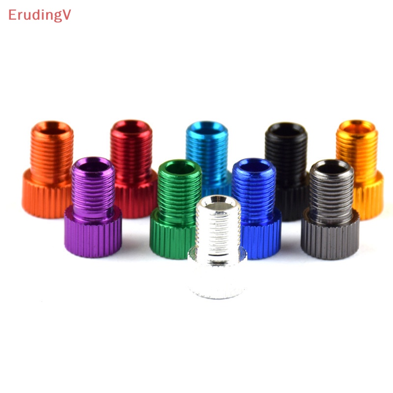 Bộ 6 Đầu Nối Van Xe Đạp / Xe Hơi Chuyển Đổi PRESTA Sang SCHRADER Chất Liệu Nhôm