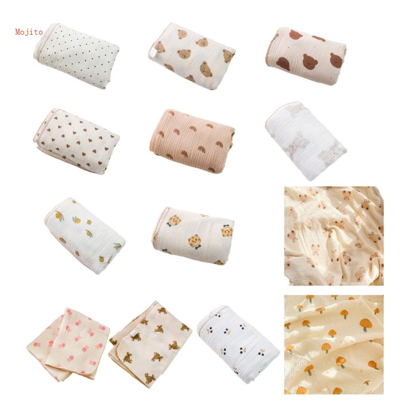 Chăn Quấn 2 Lớp Bằng Vải Cotton Thoải Mái Cho Bé