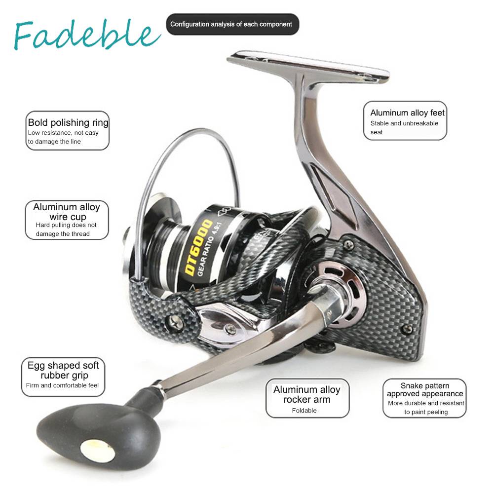 Guồng Quay Câu Cá 5.2 / 1 Bằng Kim Loại Toàn Diện