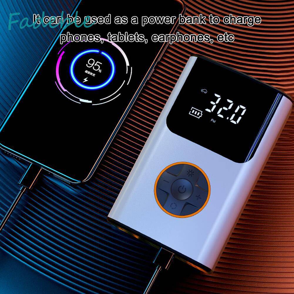 Bơm Lốp Xe 150 PSI 2000mAh Tiện Lợi